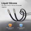 The Viral 240W 2in1 Detachable Invisible Holder Charger with 240W Type-C Fast Charging Cable Liquid Silicone 1m