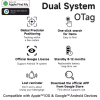 Smart Bluetooth Wireless Anti-Loss  Item Finder GPS Tag compatible with iOS and Android for Keys, Wallet, Bags & Pets - Pack of 2