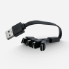 LiiBatteries 4-in-1 USB-C Multi Charging Cable | Compact Quad USB-C Charger Cable for Rechargeable Batteries