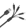 LiiBatteries 4-in-1 USB-C Multi Charging Cable | Compact Quad USB-C Charger Cable for Rechargeable Batteries