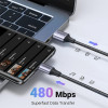 Ugreen USB-A to USB-C Fast Charging Cable - 1m - Black