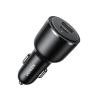 UGREEN Nexode 65W Dual Port USB-C + USB-A Car Charger - Black