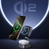 UGREEN Qi2 2-in-1 Foldable 15W Magnetic Wireless Charger Stand for iPhone & AirPods