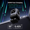 UGREEN Uno 100W 4-Port USB-C & USB-A GaN Fast Charger with TFT Smart Display