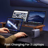 Ugreen Nexode 300W GaN Charging Station, 5-Port 140W Max Desktop Charger - Black