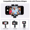 Ugreen Aluminum Tripod Stand with Bluetooth Remote Selfie Stick & Phone Holder - Black