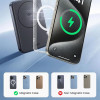Ugreen 30W 10000mAh Qi2 Portable Magnetic Wireless Power Bank - Black