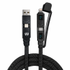 Master V3 100W Dual LED Zinc 4in1 Cable by W - 3.9ft