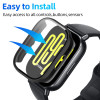 Redmi Watch 5 Full Edge Screen Protector with Case Protective Bumper Cover