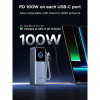 Ugreen 200W 25000mAh Fast Charging Power Bank with Built-in Cable