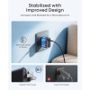 Anker Nano Charger (70w, 3 Ports) with Usb-C Cable, 2× Usb-C + 1× Usb-A, Fast Charging, ActiveShield Safety - Black