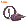 Mcdodo Nano 65W GaN Charger with 240W USB-C to USB-C Cable – Burgundy