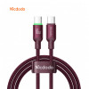 Mcdodo 60W USB-C To C Fast Charging Cable with LED Indicator Light - CA 6874 - Burgundy