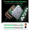 Choetech 45W MagLeap 10,000mAh Qi2.2 Magnetic Power Bank - B760