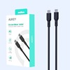 Aukey Circlet Blink 240W Silicone USB-C to USB-C Cable 1.8m - CB-SCC242