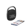 JBL Clip 4: Ultra Portable Speaker with Bluetooth, Built-in Battery, Waterproof and Dustproof Feature – Black