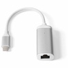 MINIX C-E, Advanced High-Speed USB-C to Gigabit Ethernet Adapter - Silver [Universal Compatibility – Windows, Mac, Chrome OS]