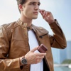 UNIQ TERRA Genuine Leather AirPods Pro Snap Case - Sepia (Brown)