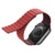 UNIQ Revix Reversible Magnetic Apple Watch Strap for Series 1-10 & SE/SE2  41/40/42mm - Burgundy (Maroon/Coral)