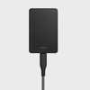 UNIQ VERSA Slim Kit USB-C PD 18W Wall Charger With USB C Cable (UK/US Plug) - Charcoal (Black)