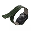 UNIQ Revix Reversible Magnetic Apple Watch Strap Series 1-10, SE/SE2 & Watch Ultra  49/45/44/46MM - Pine (Green/Taupe)