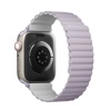 UNIQ REVIX Reversible Magnetic Apple Watch Strap for Series 1-10, SE/SE2  40/41/42MM - Lilac (Lilac/White)