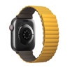UNIQ REVIX Reversible Magnetic Apple Watch Strap for Series 1-10, SE/SE2 & Watch Ultra  49/45/44/46MM - Mustard (Khaki)