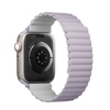 UNIQ REVIX Reversible Magnetic Apple Watch Strap for Series 1-10, SE/SE2 & Watch Ultra  49/45/44/46MM - Lilac (White)