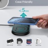CHOETECH 2 In 1 Wireless Charger, 10W Max Wireless Charging Pad For Phones and Galaxy Watch  (T570-S)