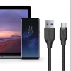 Aukey CB-AC1 – Braided Nylon USB 3.0 Gen 1 A to C Cable (3.95ft) - Black