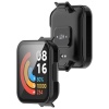 2in1 Xiaomi Redmi Watch 2 Hard Full Edge Screen Protector with Case Protective Bumper Cover - Black