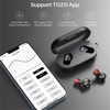 TOZO T10S v2022 True Wireless Stereo Earphones with Bluetooth 5.2, IPX8 Waterproof, Environmental Noise Canceling for Running Sports - Black
