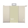Uniq Lyon Snug-Fit Protective Sleeve for Laptops & iPads (Fits upto 14”) – Sea Salt (Light Beige)