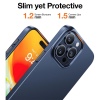 Torras Origin-Fit Series Phone Case for iPhone 15 Pro Max 6.7? – Navy Blue - X003VYCG2D