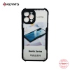 RZANTS iPhone 12 Pro Max NFC Protective Anti Shock Case Clear - BLACK (Camera Hole)