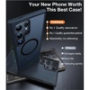 Torras Guardian Magnetic (Magsafe Compatible) Series Phone Case for Samsung Galaxy S24 Ultra - Black