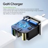 PD 30W 2-Port GaN Fast Charger - T7 - White