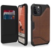 UAG iPhone 12/12 Pro (6.1) Metropolis Phone Case - LTHR ARMR Brown - 812451037012