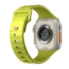 Uniq Stride FKM Tough Rubber Apple Watch Strap for Series 1-10, SE/SE2 & Watch Ultra - 49/45/44/46MM - Lime Green