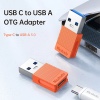 Mcdodo USB Type C to USB 3.0 Adapter Converter with 5V/3A Rapid Charging & 5 Gbps High Speed Data Transfer, QC3.0 - OT-6550
