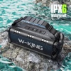 W-KING D8 50W Wireless Bluetooth Speakers with Deep Bass, IPX6 Waterproof Outdoor Speaker with HD Stereo Sound/Wireless Two Pairing/2-Equalizer/Power Bank/40H Playtime/TF Card/AUX/NFC