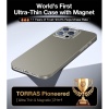 Torras Ultra SlimFit Mag Series MagSafe Compatible Case for iPhone 16 Pro – Titanium Grey