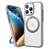 Torras Ostand R Fusion Series MagSafe Compatible Case for iPhone 16 Pro – Titanium Grey