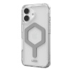 UAG Plyo MagSafe Compatible Phone Case for iPhone 16 – Ice/Sliver