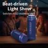 Tronsmart T7 Portable Bluetooth Speakers with 30W 360° Surround Sound, Bluetooth 5.3, Enhanced Bass, Wireless Stereo Pairing, Custom EQ via APP, IPX7 - Blue