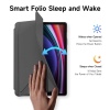 Dux Smart Folio Case with Pencil Holder for Samsung Tab S10 Plus/S9 Plus/S9 FE Plus - Black