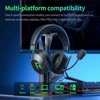 PLEXTONE G810 Wireless Gaming Headset 2.4GHz Bluetooth USB Gaming Headphones for PS5, PS4, PC, Switch, Mobile Phone , Xbox