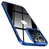 Torras Crystal Clear Series Phone Case for iPhone 13 Pro - Blue - X002W3Y7IZ