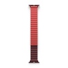 UNIQ Revix Reversible Magnetic Apple Watch Strap for Series 1-10 & SE/SE2  41/40/42mm - Burgundy (Maroon/Coral)