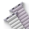 UNIQ REVIX Reversible Magnetic Apple Watch Strap for Series 1-10, SE/SE2  40/41/42MM - Lilac (Lilac/White)